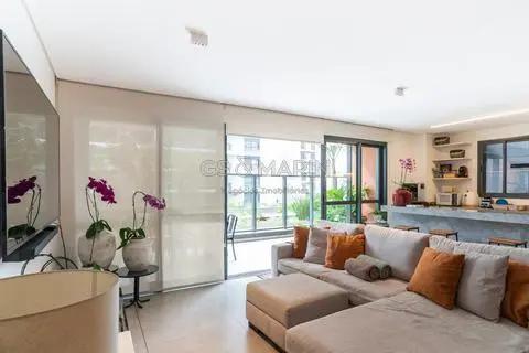 Apartamento Garden à venda mobiliado no Ed. Arbo & Flora, na Gleba Palhano