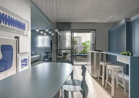Apartamento de 60 m² com 1 suíte à venda no Edifício blu.INK na Gleba Palhano, Londrina