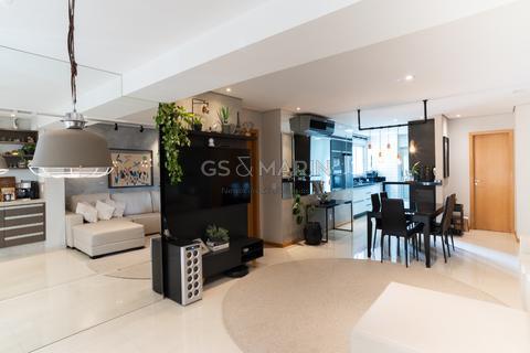 Apartamento mobiliado à venda no Ed. Poty Lazzarotto, na Gleba Palhano